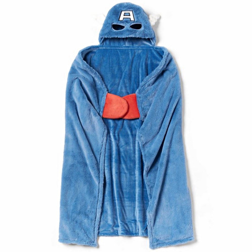 Blue character hooded wearable - character,